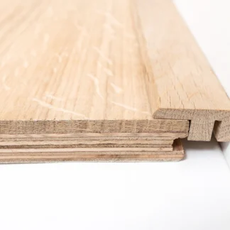 Unfinished Oak End Profile wood flooring